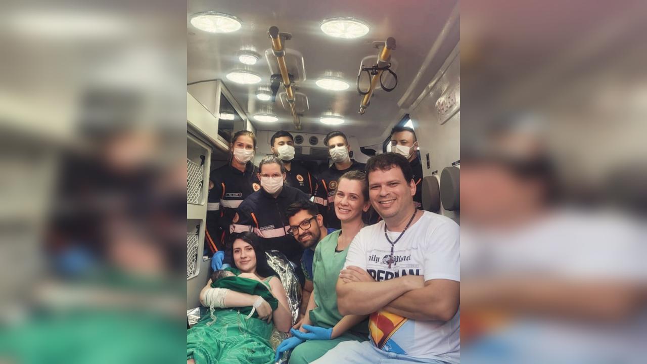 Bebê nasce dentro da ambulância do Samu durante deslocamento ao hospital