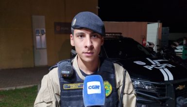 Tenente Mieres relata ações da PM que retiraram drogas de circulação neste domingo em Cascavel Imagem referente a Tenente Mieres relata ações da PM que retiraram drogas de circulação neste domingo em Cascavel