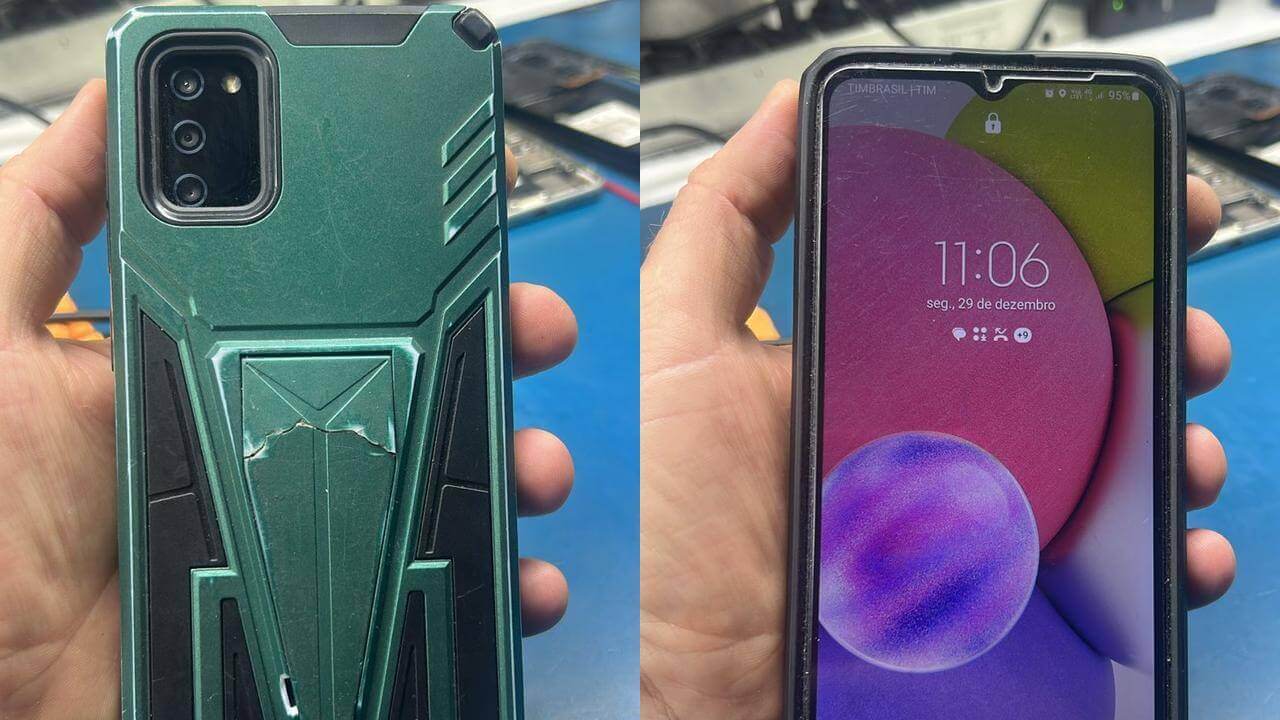 Foi achado celular da marca Samsung no bairro Centro