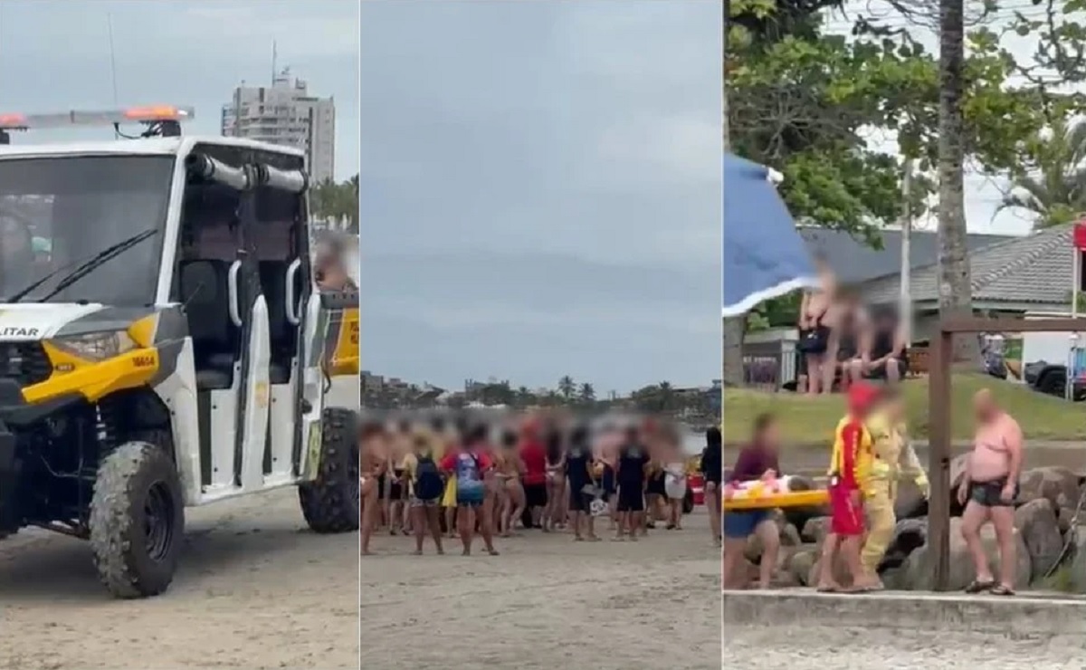 Menina de 3 anos é atropelada por buggy da PM na areia da praia em Guaratuba