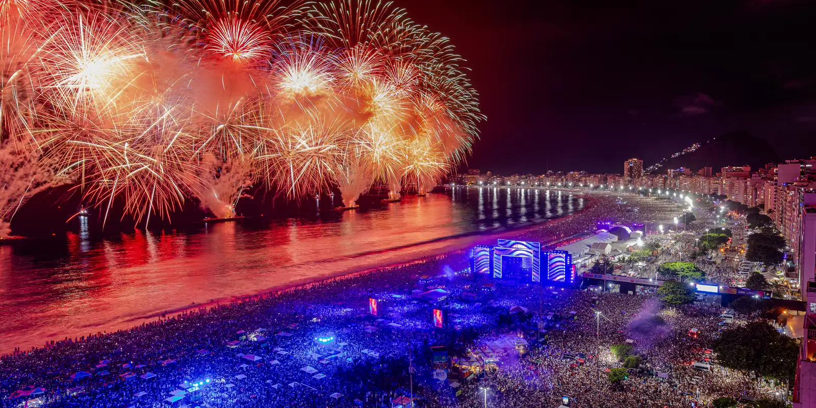 Copacabana promete drones e queima de fogos mais longa na virada