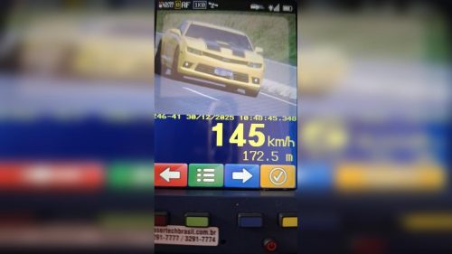 Durante operação, 48 condutores são flagrados em alta velocidade na PRc-467, em Cascavel Imagem referente a Durante operação, 48 condutores são flagrados em alta velocidade na PRc-467, em Cascavel