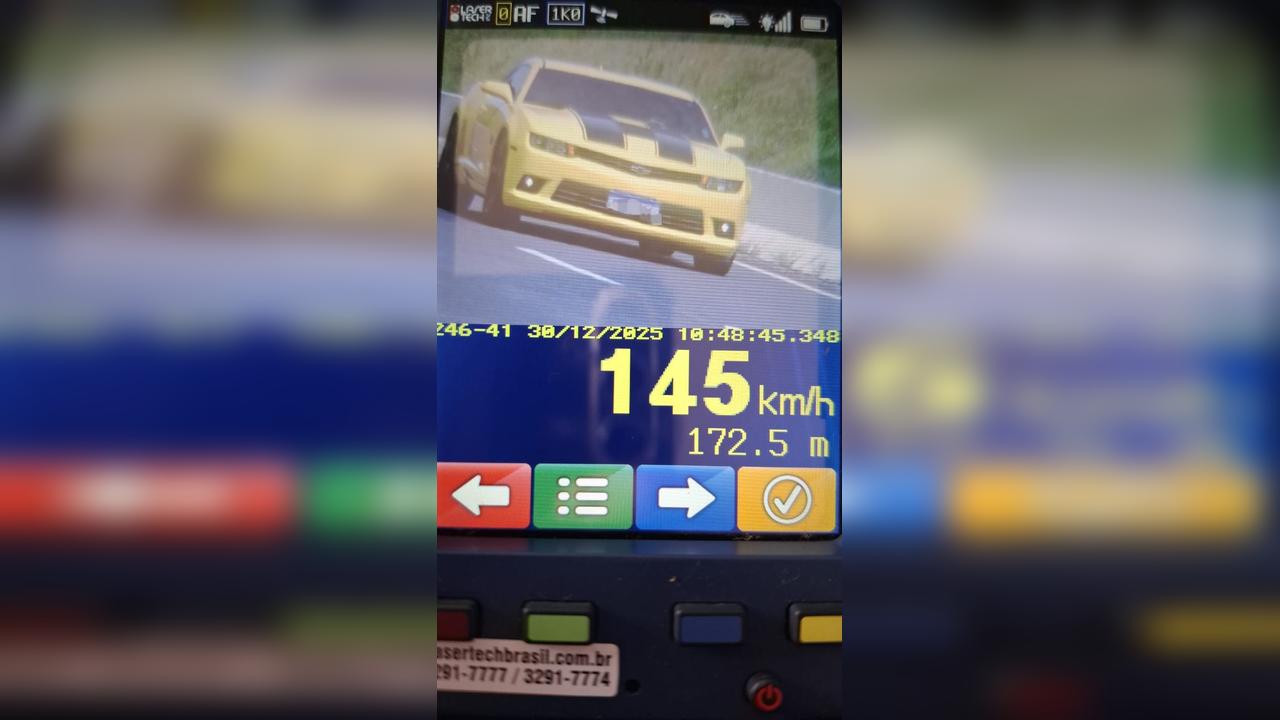 Durante operação, 48 condutores são flagrados em alta velocidade na PRc-467, em Cascavel