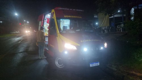 Motociclista fica ferido após Honda Factor deslizar em mancha de óleo no Santa Felicidade Imagem referente a Motociclista fica ferido após Honda Factor deslizar em mancha de óleo no Santa Felicidade