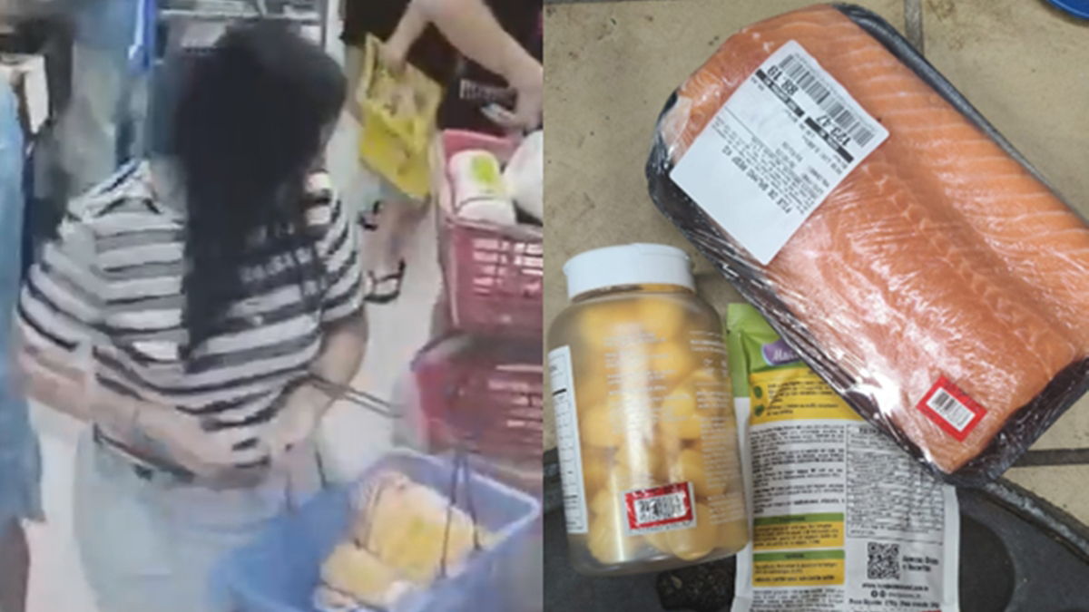Mulher troca códigos de barras e tenta comprar salmão por R$ 1,99