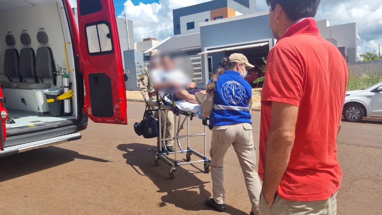 Homem sofre ferimento grave na perna em acidente de trabalho no Belmonte