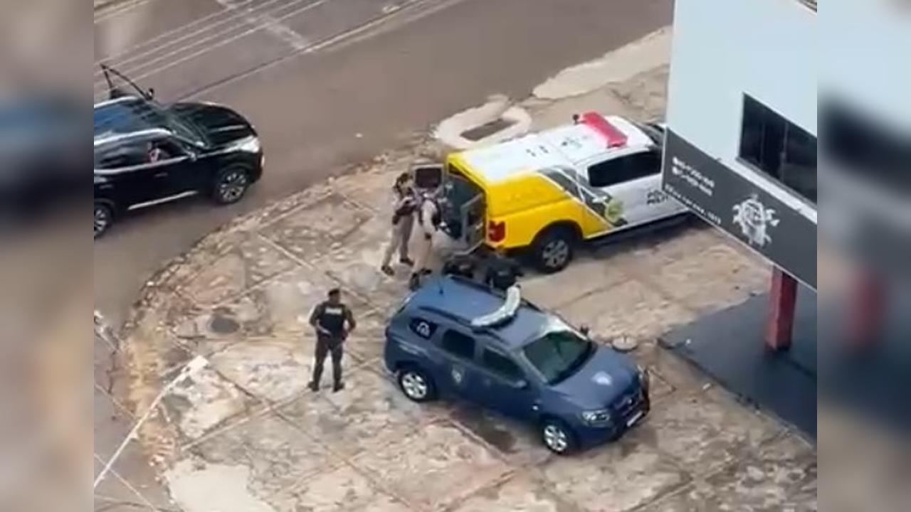 Imagens aéreas da PM auxiliam na prisão de homem após assalto em Cascavel