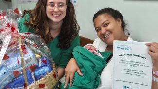 Miguel e Ayla são os primeiros bebês nascidos no Rio em 2026