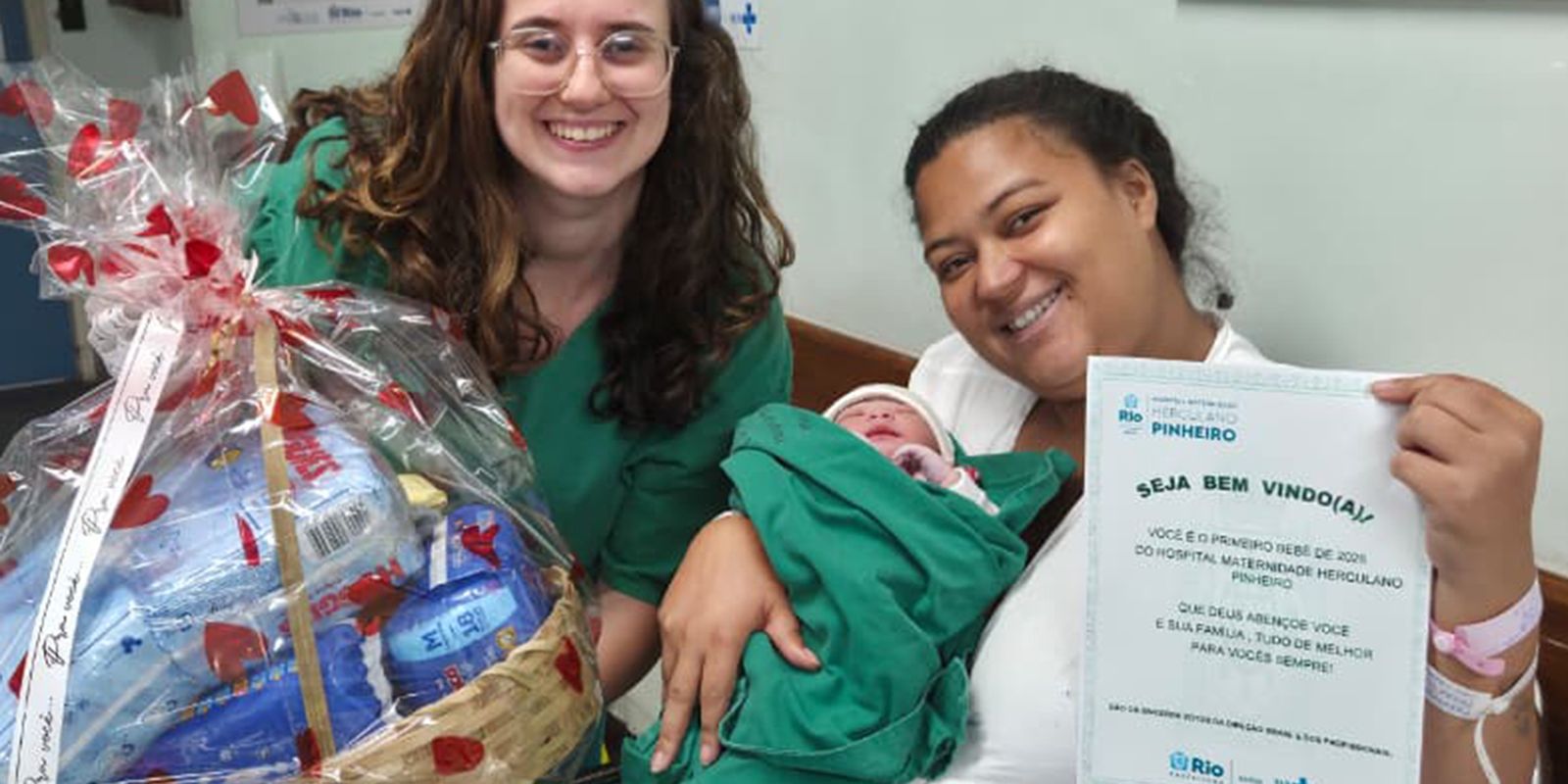 Miguel e Ayla são os primeiros bebês nascidos no Rio em 2026 Miguel e Ayla são os primeiros bebês nascidos no Rio em 2026
