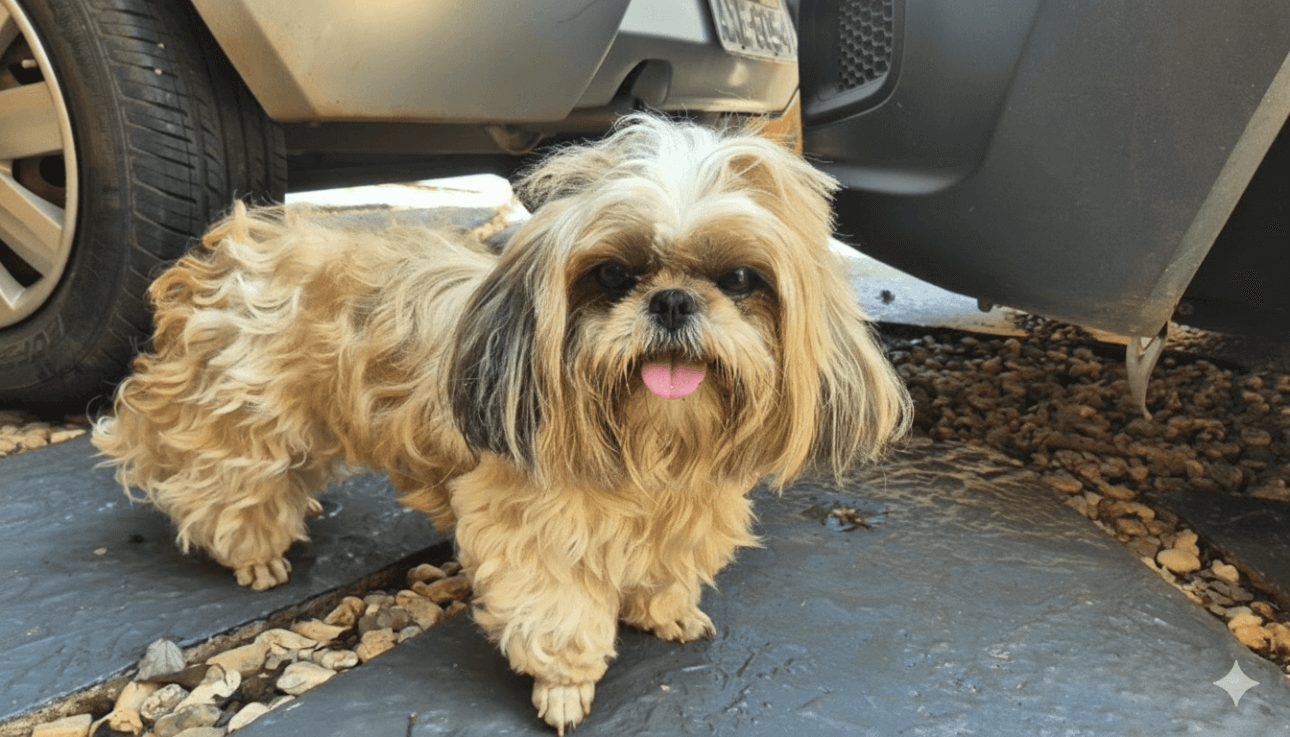 Cachorra é encontrada no bairro Região do Lago