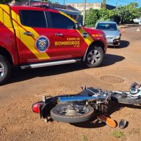 Imagem referente a Jovem sofre TCE ao se envolver em acidente no Bairro Cascavel Velho