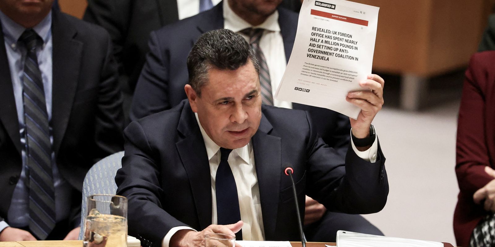 Venezuela pede que ONU condene EUA e denuncia interesse no petróleo Venezuela pede que ONU condene EUA e denuncia interesse no petróleo