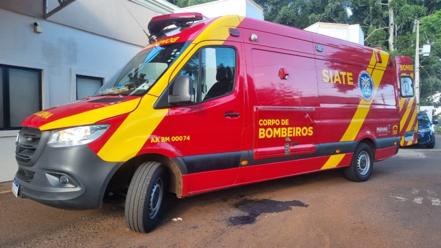 Após cair da escada, homem é socorrido pelo Siate no Brasília