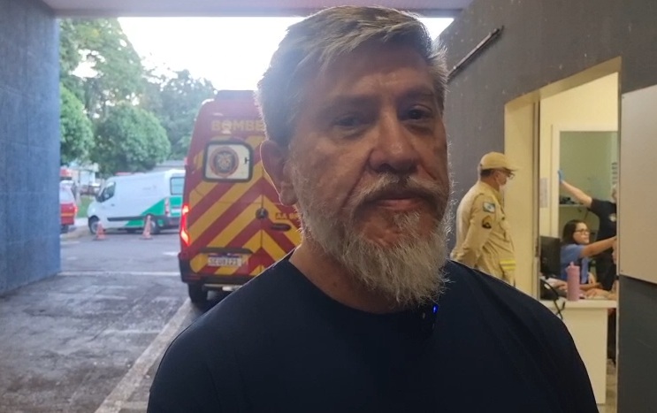 “O portão da casa caiu sobre ele, machucando a coluna e o pescoço”, diz médico do Siate