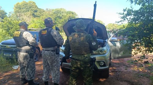 Hilux furtada em Cascavel é recuperada em aldeia indígena