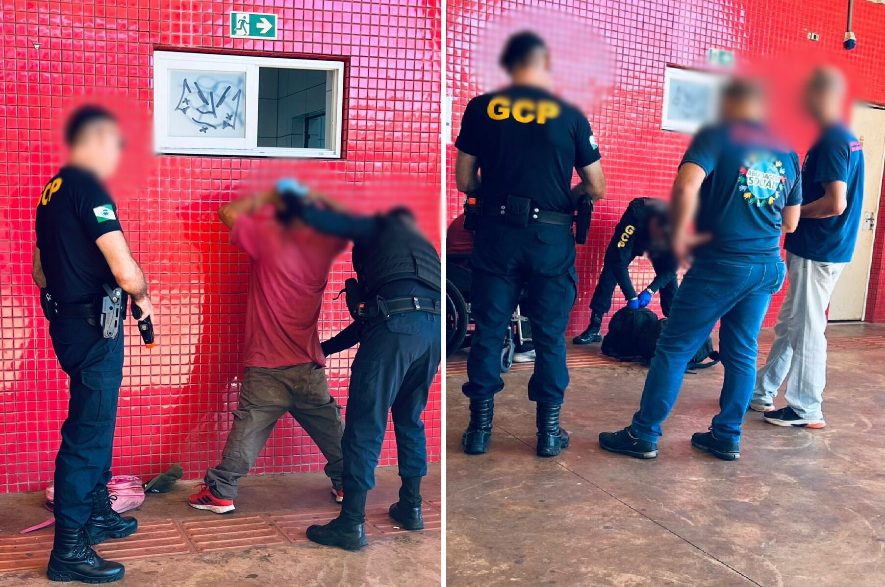 Após denúncia de moradora, GCP encontra homem morando no Terminal Nordeste Após denúncia de moradora, GCP encontra homem morando no Terminal Nordeste