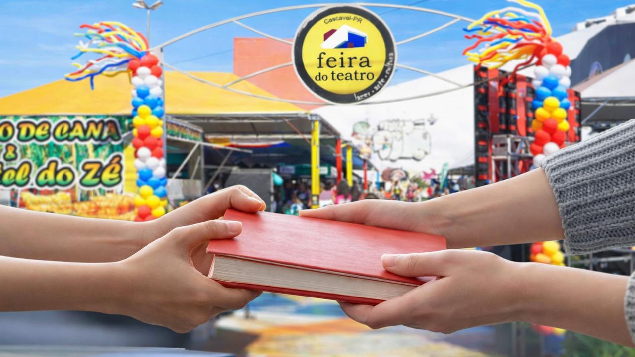 Feira do Teatro terá troca de livros na edição deste domingo (11)