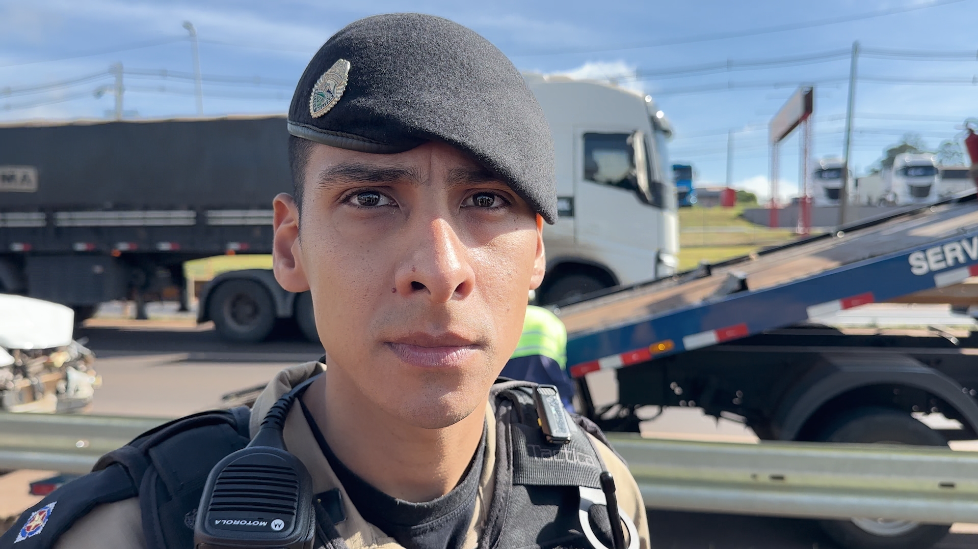 Tenente da PM detalha acidente com viatura na BR-277 e aponta trânsito intenso e obras como possíveis causas