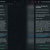 Imagem referente a Golpe do “CNPJ cancelado” atinge MEIs de Cascavel com mensagens falsas no WhatsApp