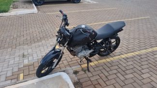 Motocicleta usada em assalto por adolescentes tem alerta de furto em Cascavel