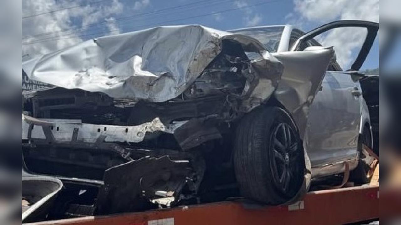 Batida entre Nissan e Jetta deixa cinco feridos e interdita a BR-153 em União da Vitória