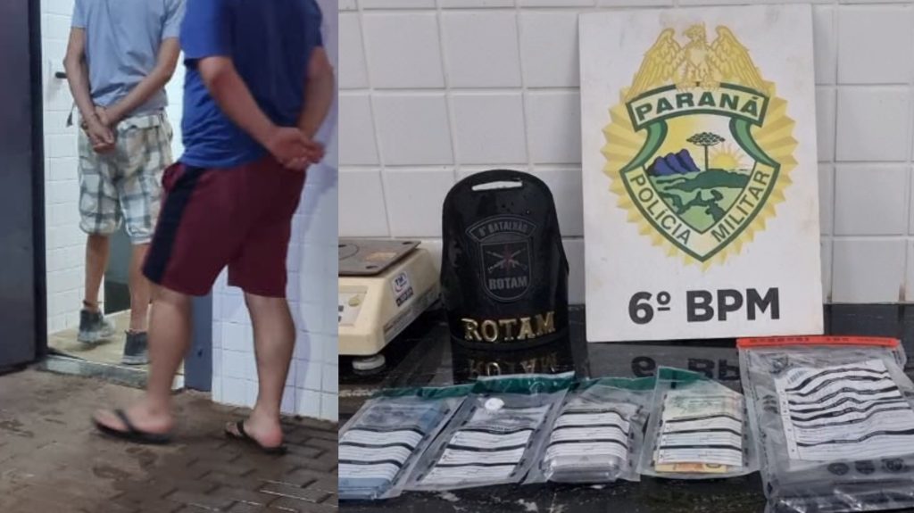 Em ação contra o tráfico, ROTAM detém dupla, apreende drogas e arma de airsoft Em ação contra o tráfico, ROTAM detém dupla, apreende drogas e arma de airsoft