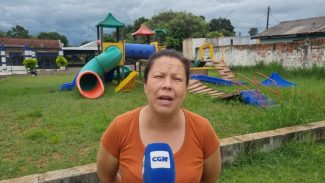Moradores comentam situação da Praça João Vítor no bairro Floresta