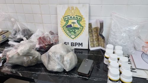 Após apreensão de cocaína ontem, ROTAM realiza novas buscas e encontra mais drogas em Cascavel Após apreensão de cocaína ontem, ROTAM realiza novas buscas e encontra mais drogas em Cascavel