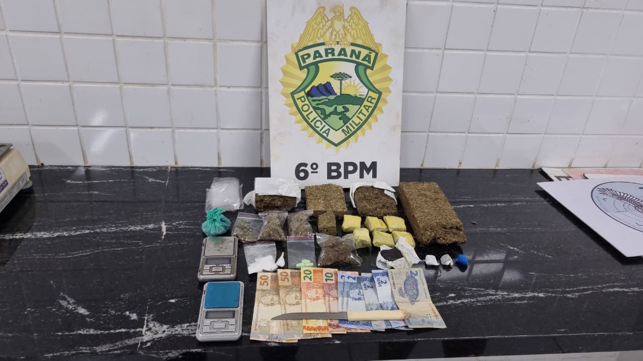 Imagem referente a Rocam estoura boca no Universitário e avó de suspeito é levada para depor na Delegacia