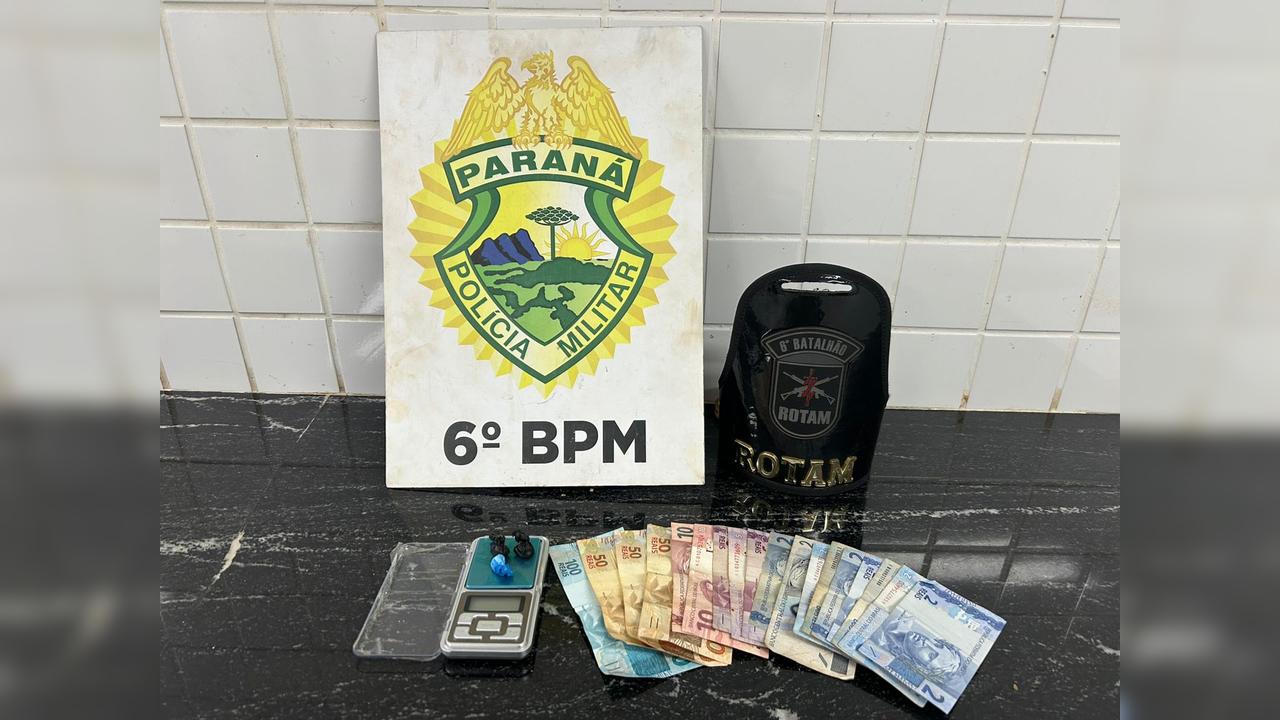 Morador de 60 anos é detido por tráfico de drogas durante ação da ROTAM