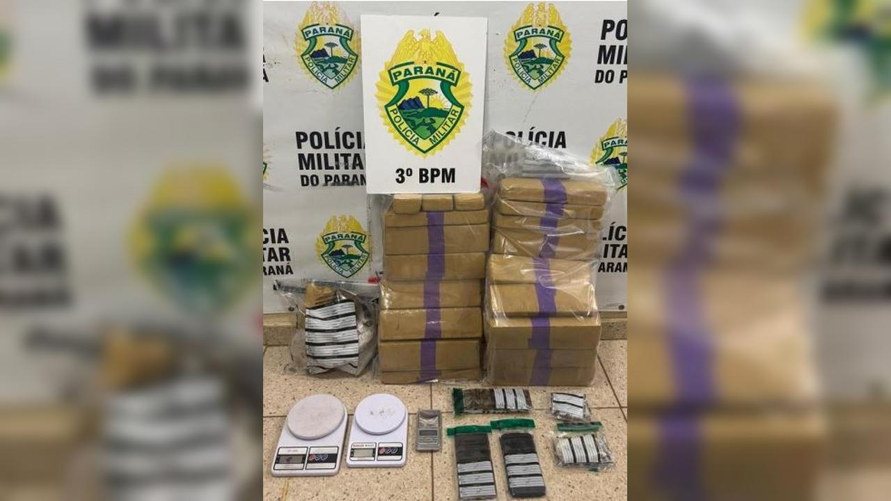 Polícia Militar apreende mais de 20 quilos de drogas e prende dois homens no bairro Bela Vista