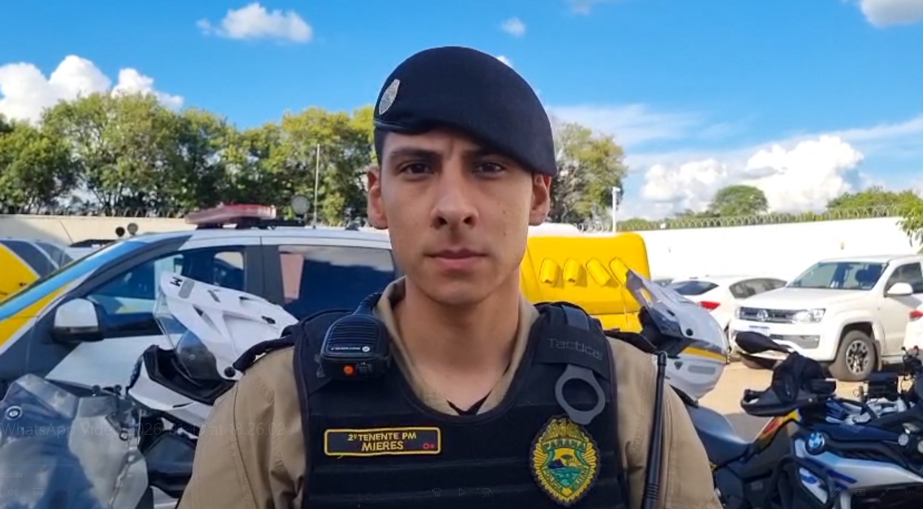 Oficial da PM destaca resultados em ações da Cavalaria e da Rocam na tarde desta terça-feira em Cascavel Oficial da PM destaca resultados em ações da Cavalaria e da Rocam na tarde desta terça-feira em Cascavel