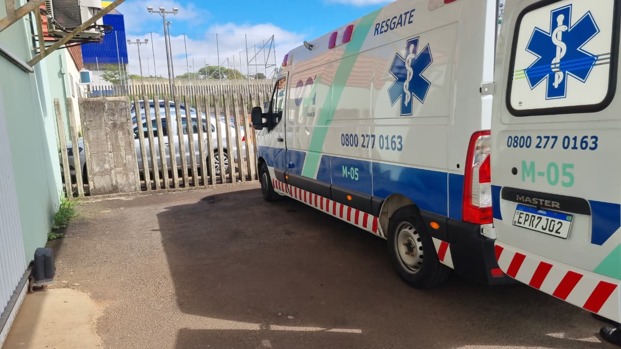 Motociclista sofre queda na BR-277, em Cascavel Motociclista sofre queda na BR-277, em Cascavel