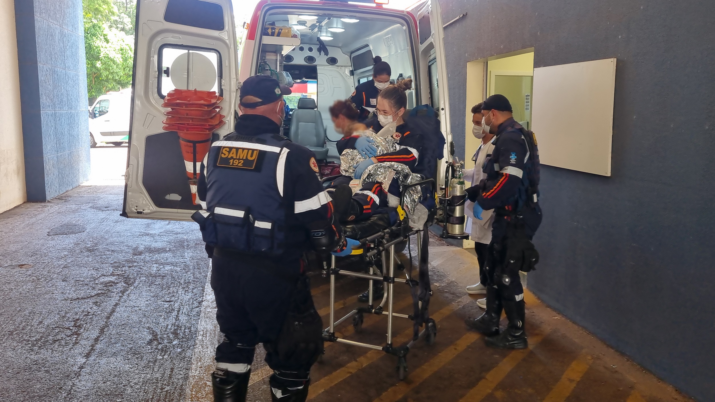Bebê vítima de afogamento é transferido com urgência ao HUOP em Cascavel