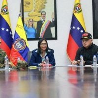 Imagem referente a Trump e Delcy Rodríguez relatam conversa “produtiva” por telefone