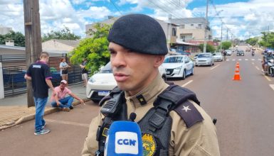 Imagem referente a “Condutor está apresentando alguns sintomas de embriaguez”, afirma tenente sobre colisão de Fusca com BYD