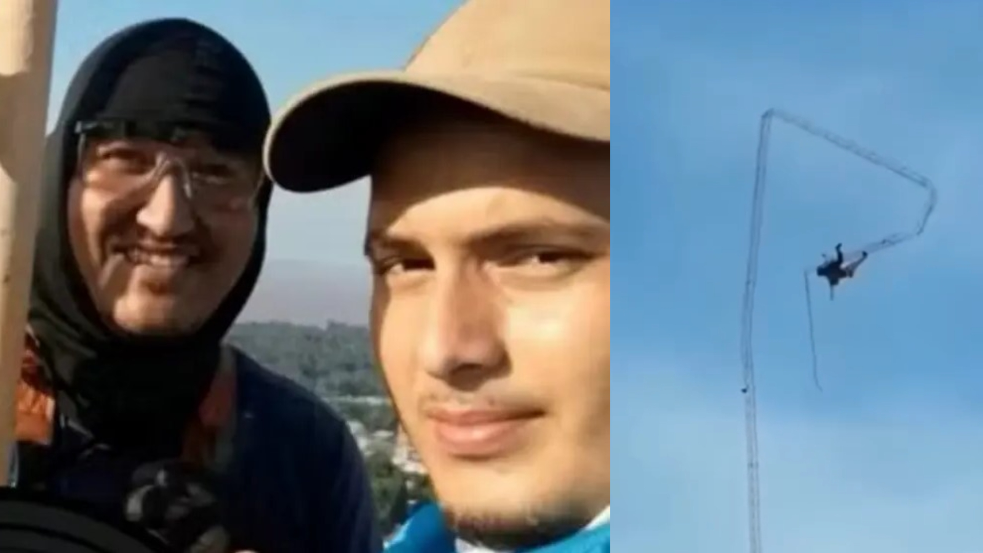 Vídeo: torre desaba e mata dois trabalhadores durante desmontagem Vídeo: torre desaba e mata dois trabalhadores durante desmontagem