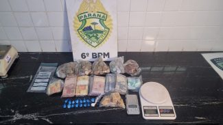 Confira o resultado da ação policial contra o tráfico de drogas no Bairro Santa Felicidade