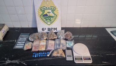 Imagem referente a Confira o resultado da ação policial contra o tráfico de drogas no Bairro Santa Felicidade