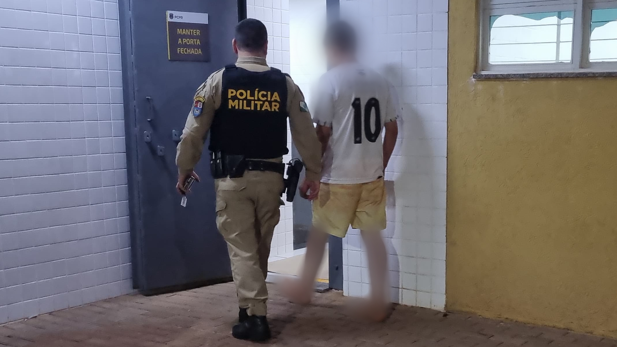 Homem é encaminhado à delegacia por violência doméstica na zona rural de Cascavel