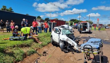 Imagem referente a Homem morre em gravíssimo acidente na BR-277, em Santa Tereza do Oeste