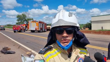 Imagem referente a Bombeiro dá detalhes de grave acidente que resultou em morte na BR-277