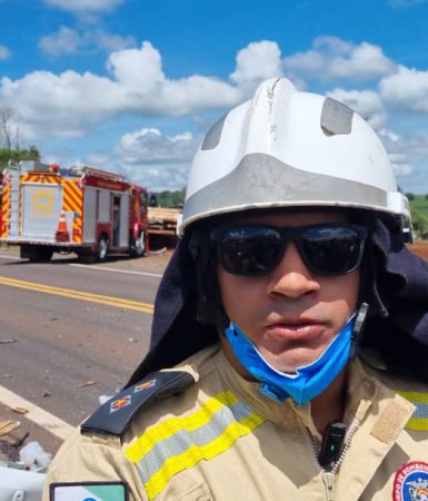 Imagem referente a Bombeiro dá detalhes de grave acidente que resultou em morte na BR-277