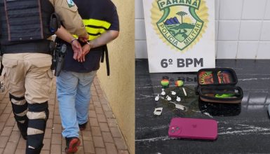 Imagem referente a Ação do GOTran flagra motociclista em ‘delivery’ de drogas no Esmeralda