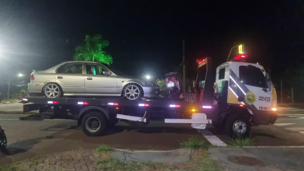 Fiscalização de trânsito apreende oito motos, dois carros e combate tráfico de drogas em Cascavel