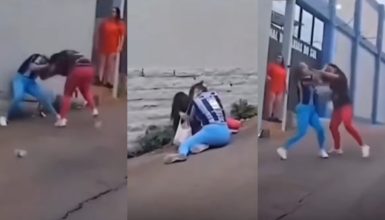 Imagem referente a Vídeo: mulheres descobrem visita íntima ao mesmo detendo e saem no tapa no RS