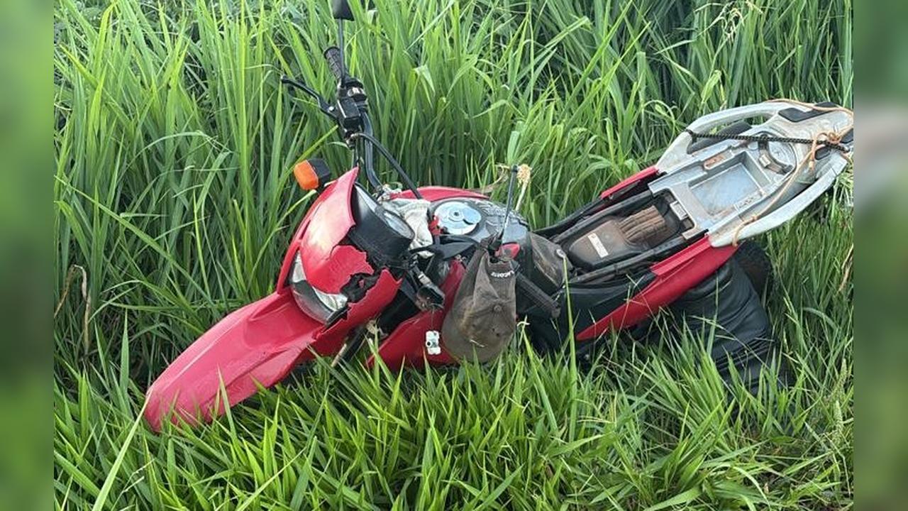 Motociclista de 60 anos fica gravemente ferido em acidente na PR-180 em Nova Aurora