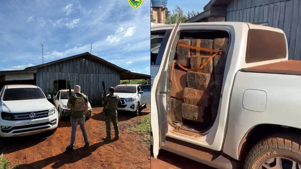 Megaoperação em Tupãssi: PM e PF apreendem caminhonetes roubadas quase 3 toneladas de maconha Megaoperação em Tupãssi: PM e PF apreendem caminhonetes roubadas quase 3 toneladas de maconha