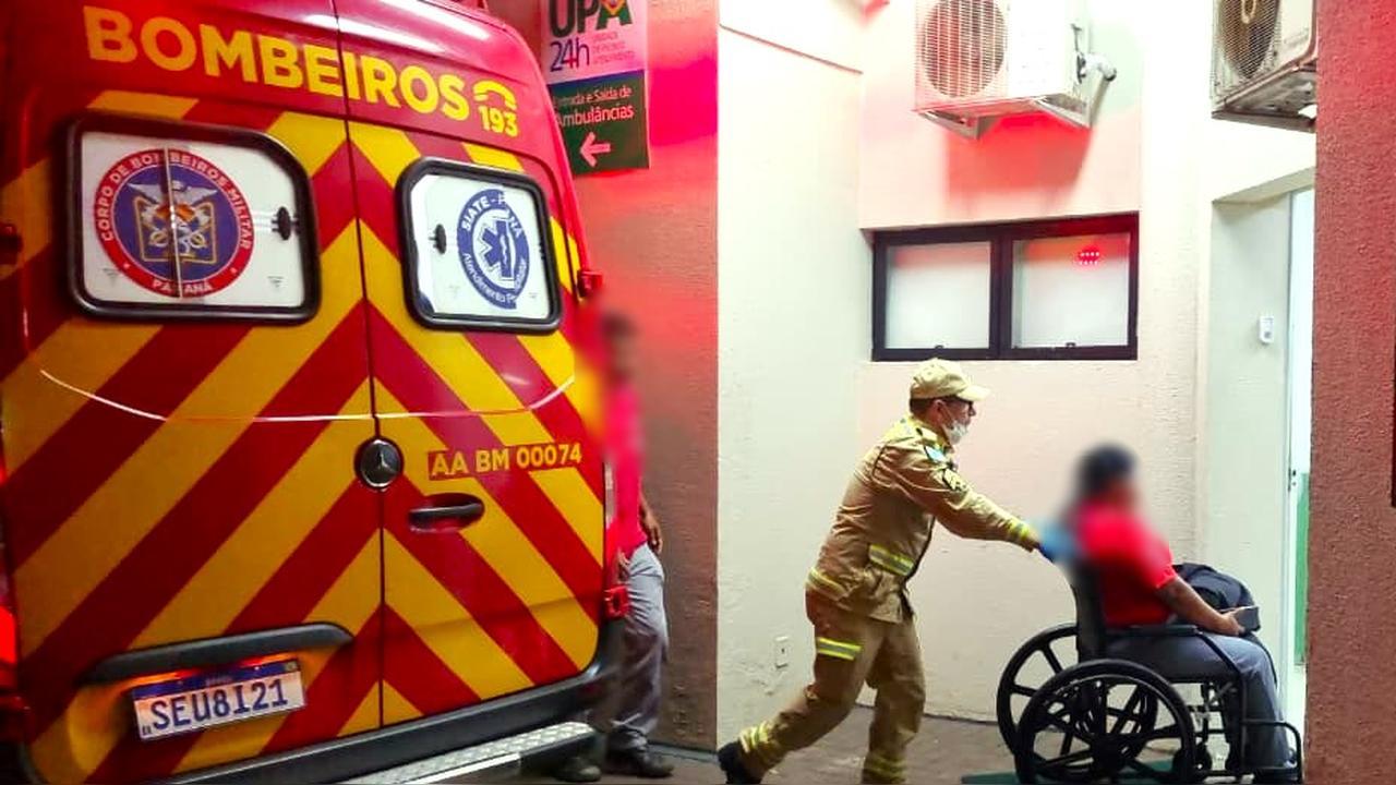 Acidente entre ciclistas mobiliza Corpo de Bombeiros no Núcleo de Produção III em Cascavel