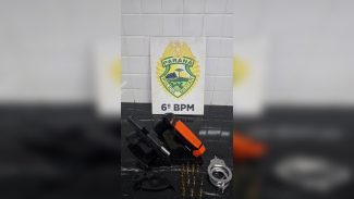 Segurança detida em bar onde confusão terminou com disparo de arma de fogo seria Guarda Civil Patrimonial, diz PM